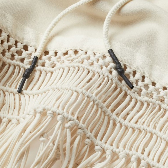 H&M STUDIO Macramé-detail Hoodie - Picture 4 of 7